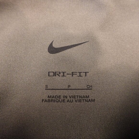 Nike One High Waisted Full Length Leggings Women’s Small Olive Green Dri-FIT - Picture 3 of 11